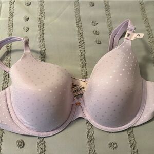 Victoria's Secret Light Purple Polka Dot Bra